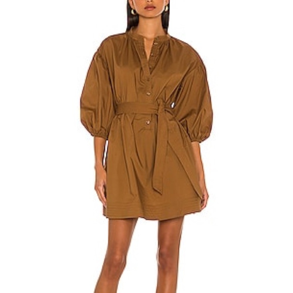 L'ACADEMIE Nadia Dress in Brown